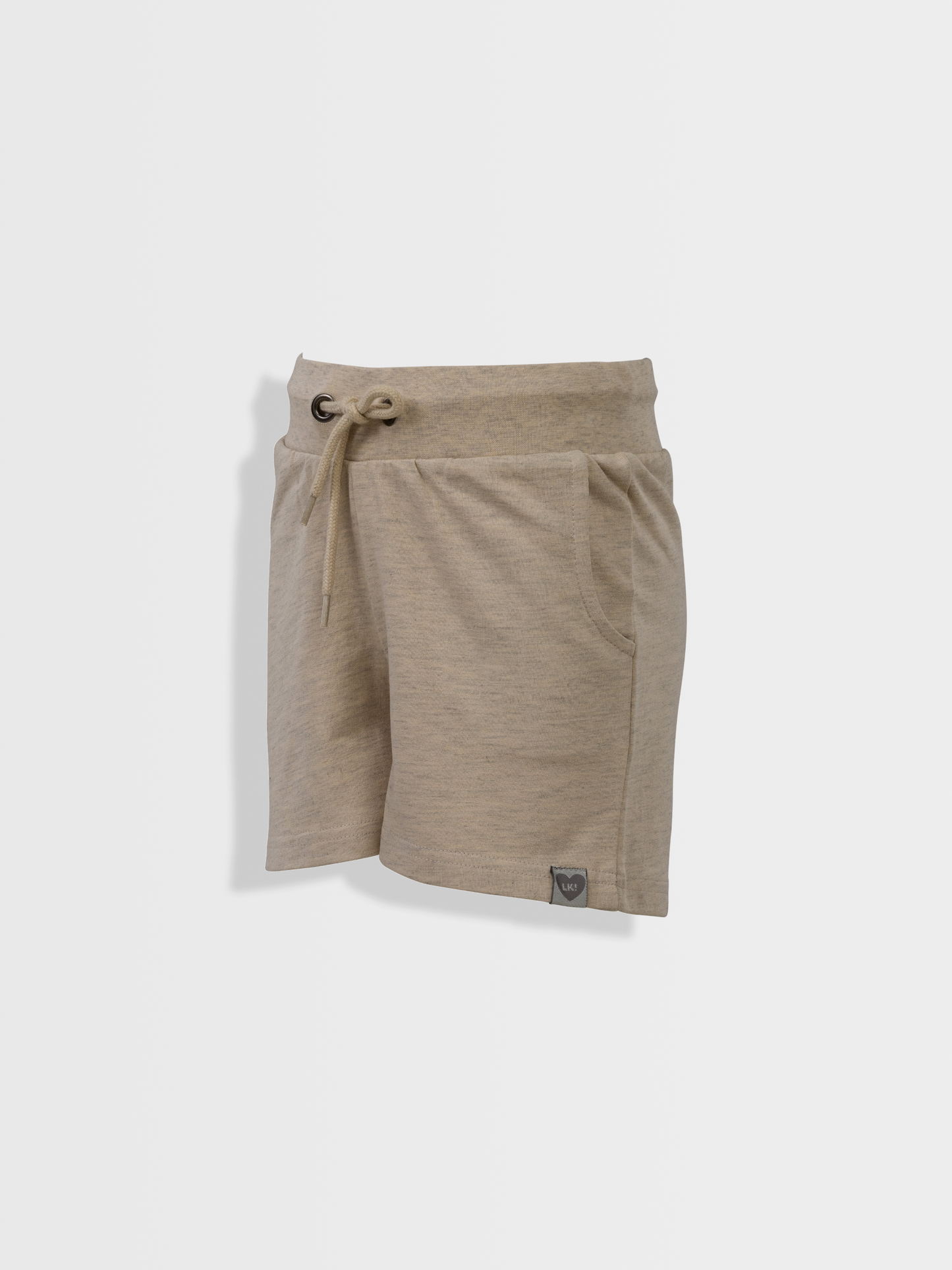 Beige Melange | Dekliške kratke hlače - Lucky Kiddo SI