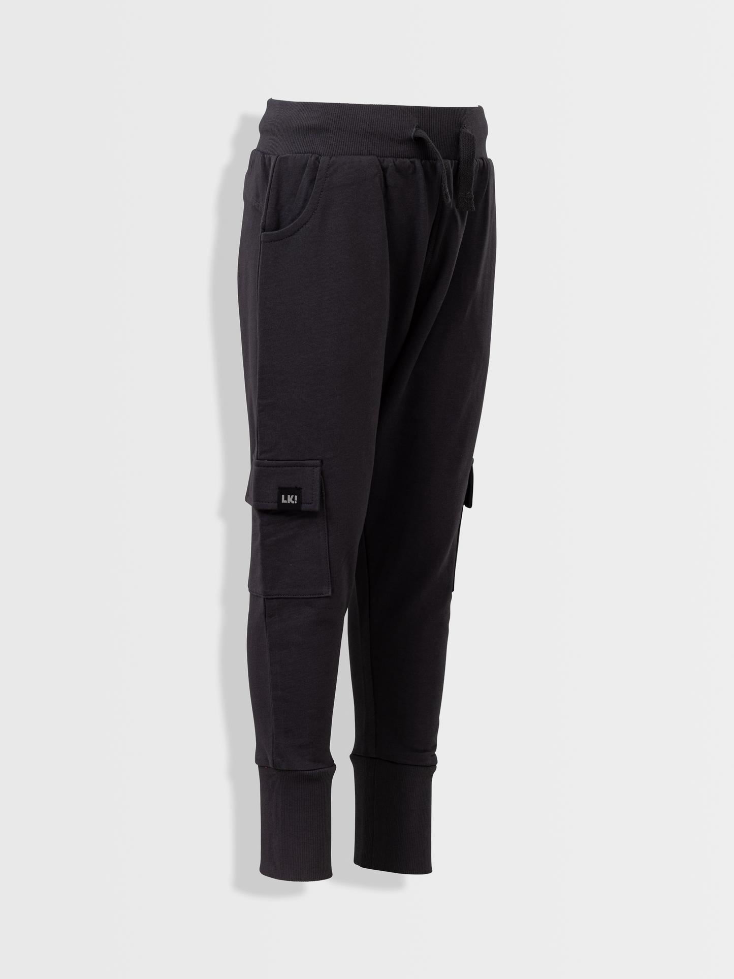 Ebony Grey | Fantovska cargo trenirka - Lucky Kiddo SI
