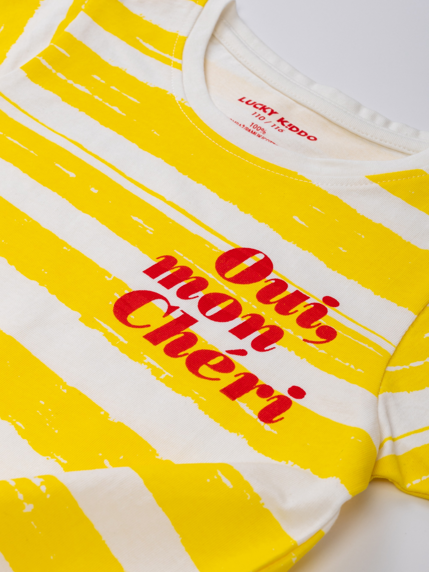 Oui mon cheri | Dekliška majica s kratkimi rokavi - Lucky Kiddo SI