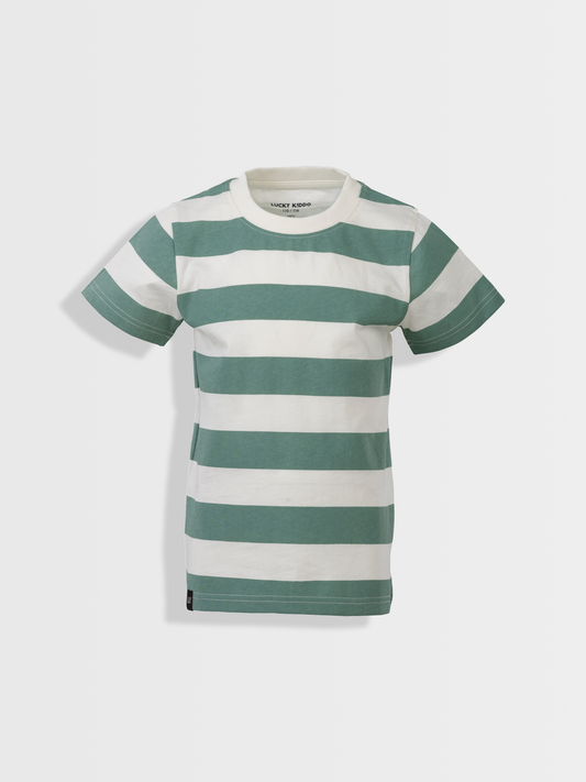 Jadeite Stripes | Fantovska majica s kratkimi rokavi - Lucky Kiddo SI