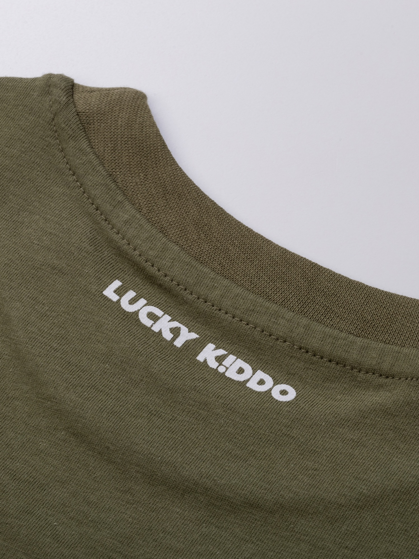 Go Anywhere Oil Green | Fantovska majica s kratkimi rokavi - Lucky Kiddo SI