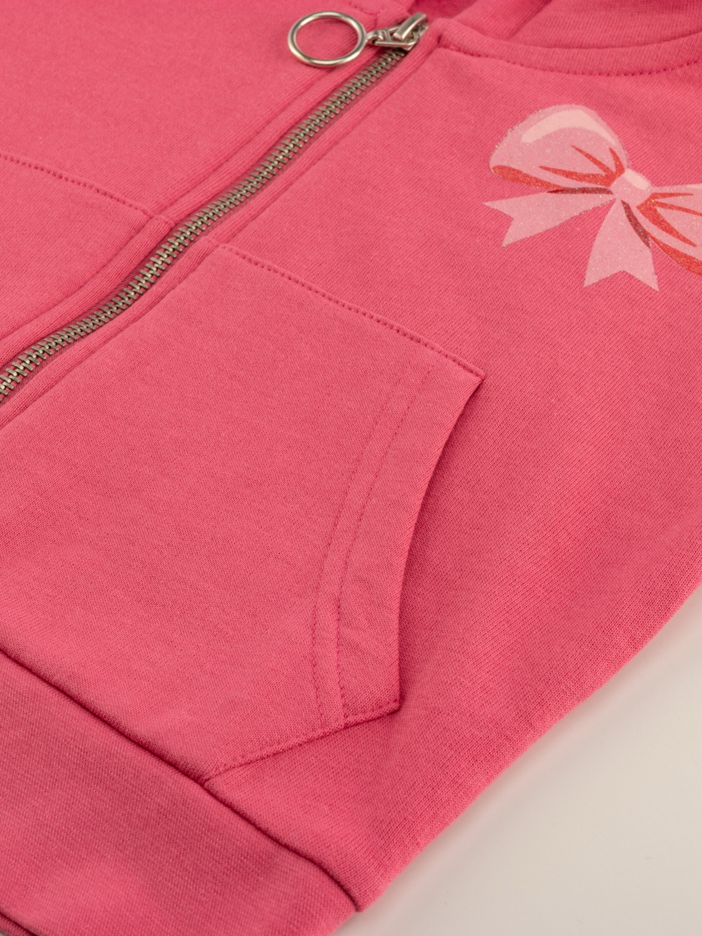 Rapture Rose | Dekliški pulover z zadrgo in kapuco - Lucky Kiddo SI