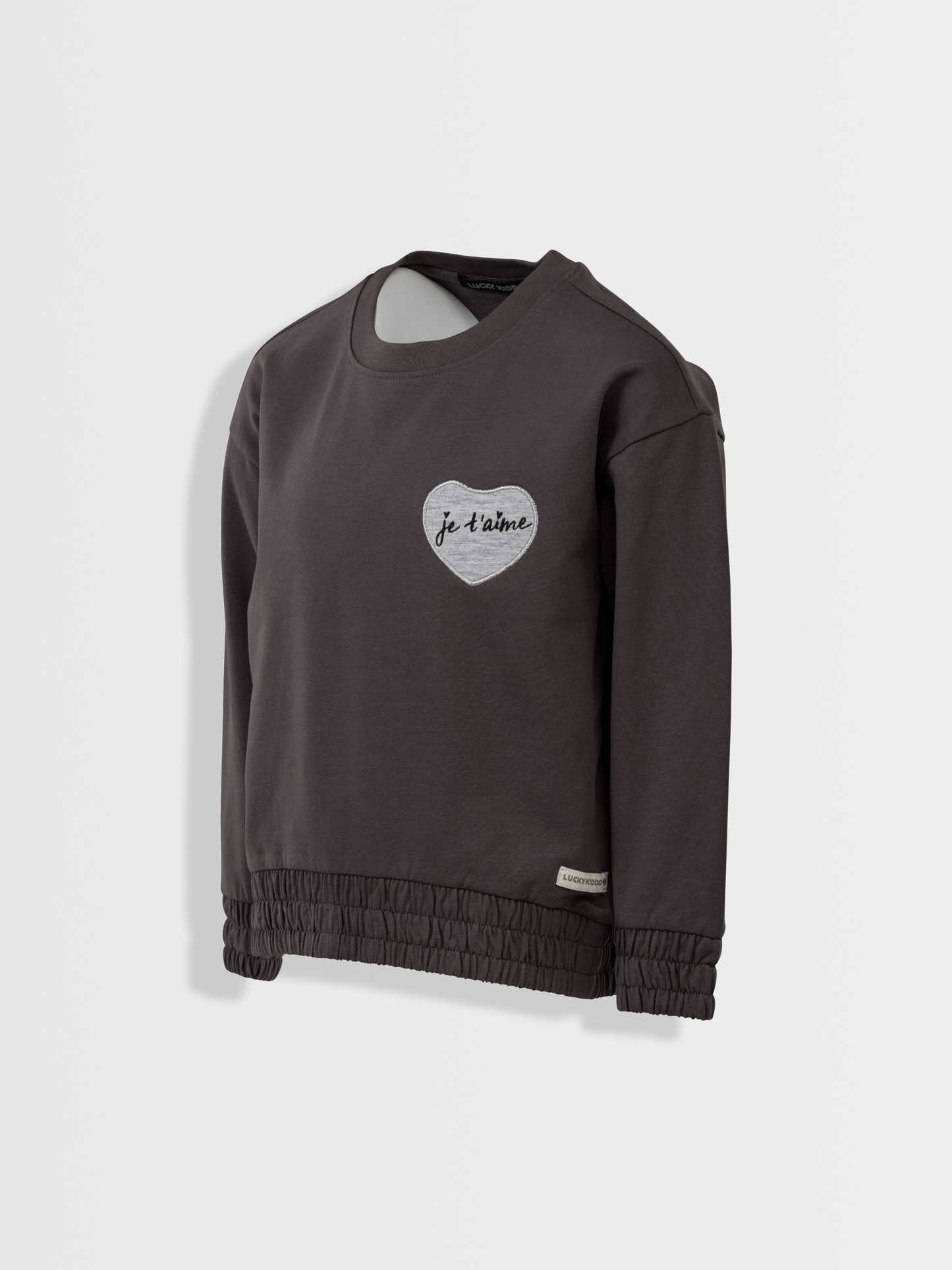 Paris Sepia Black | Dekliški pulover - Lucky Kiddo SI