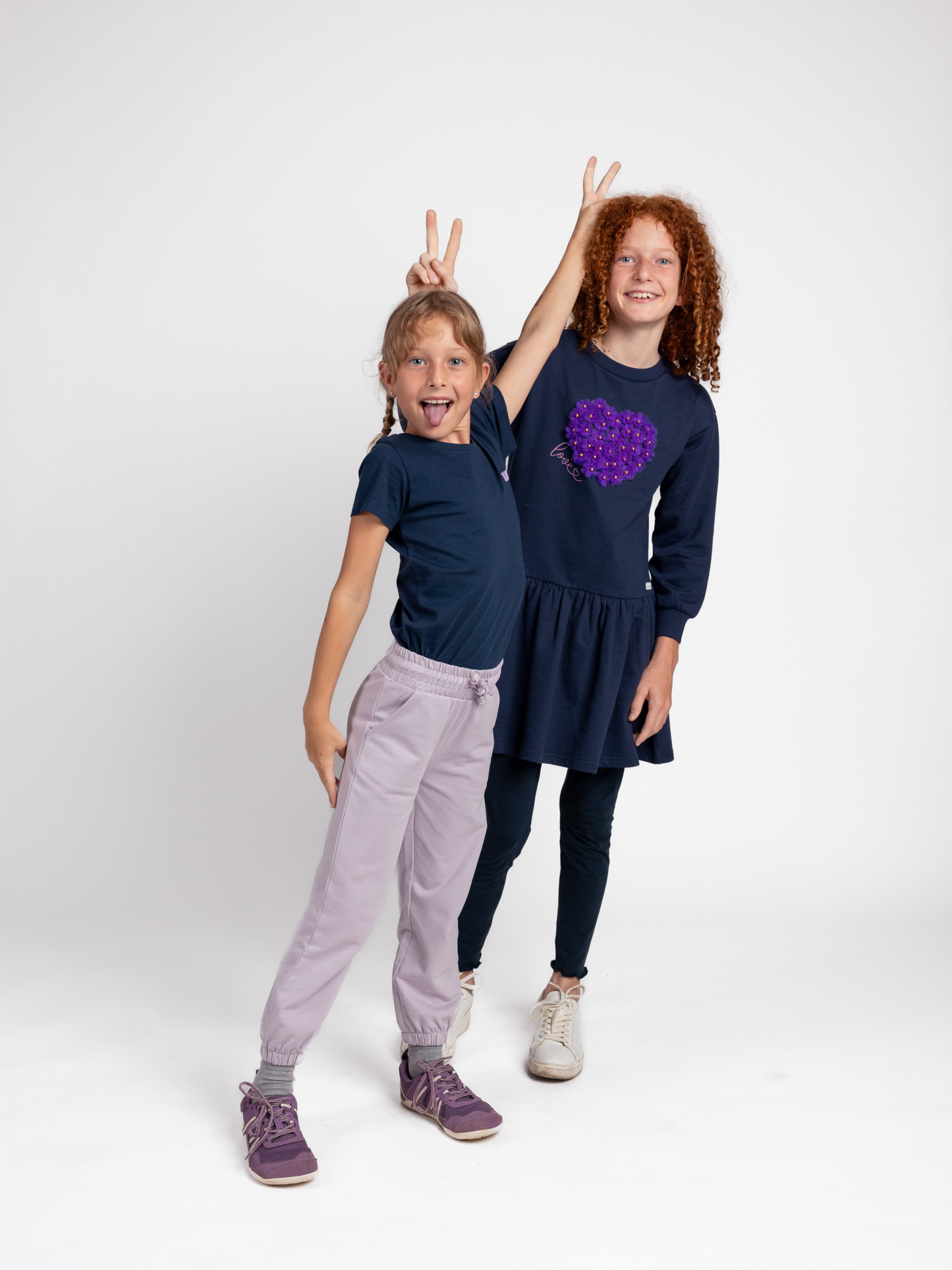 Floral Heart | Dekliška obleka - Lucky Kiddo SI