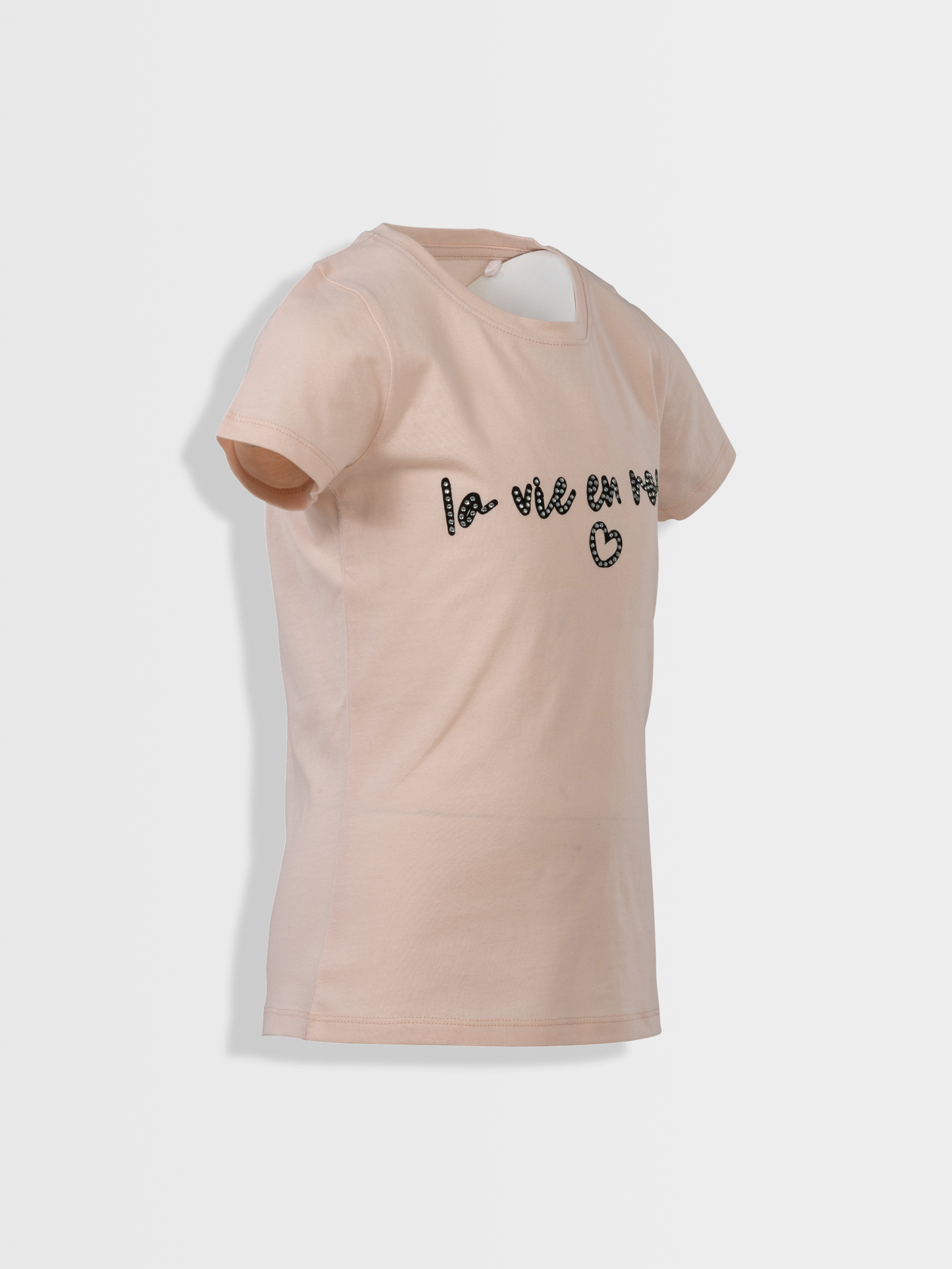 La vie en rose Pearl | Dekliška majica s kratkimi rokavi - Lucky Kiddo SI