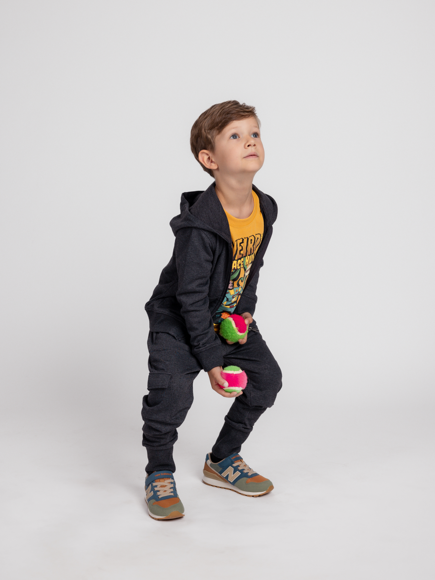 Star Dust Grey | Fantovska cargo trenirka - Lucky Kiddo SI