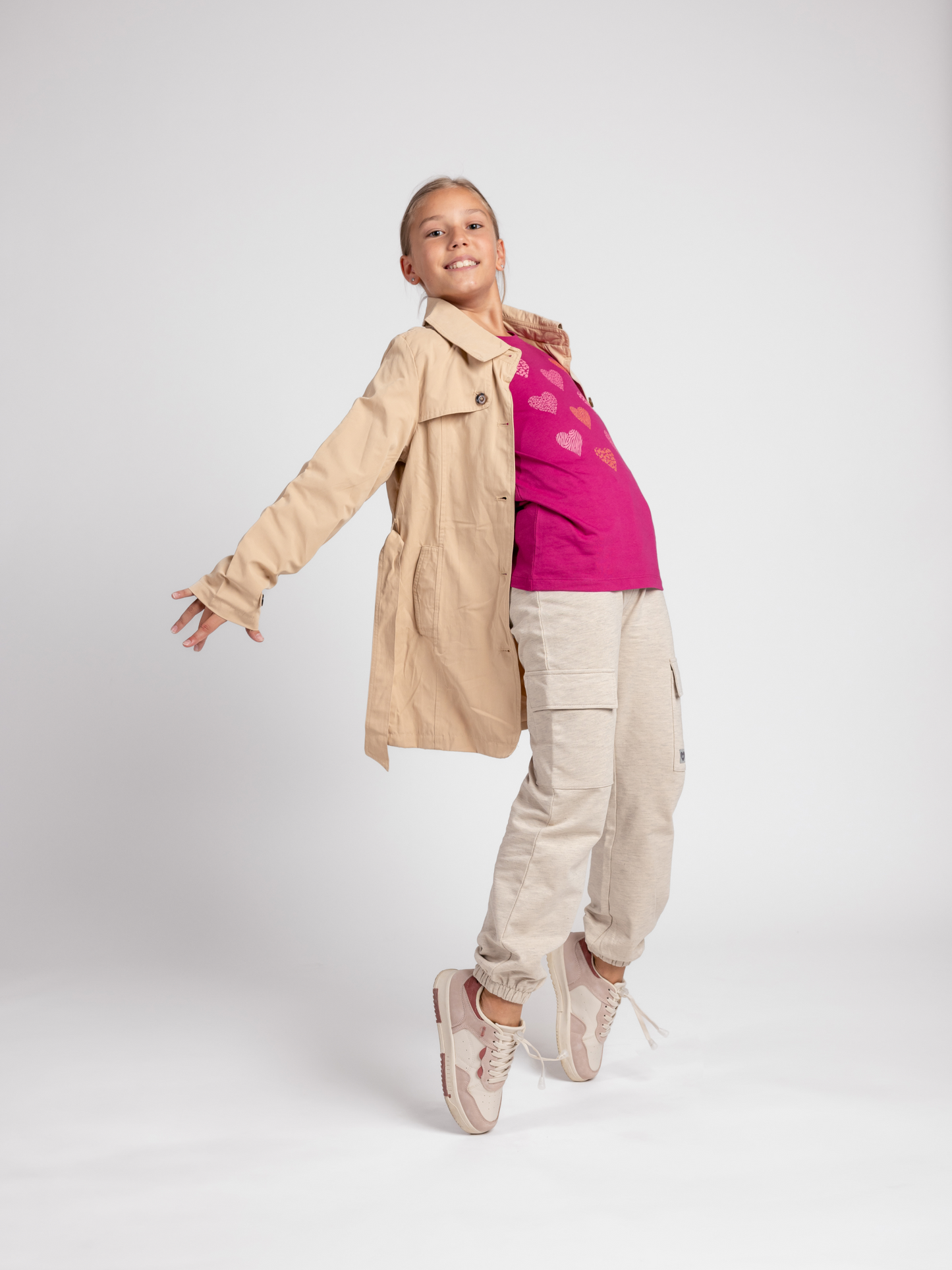 Sparkling Hearts | Dekliška majica s kratkimi rokavi - Lucky Kiddo SI