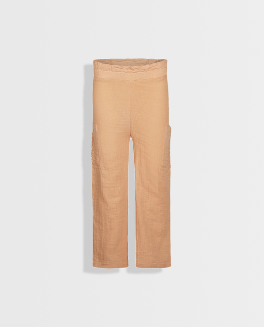 Tangerine Breeze | Dekliške hlače - Lucky Kiddo SI