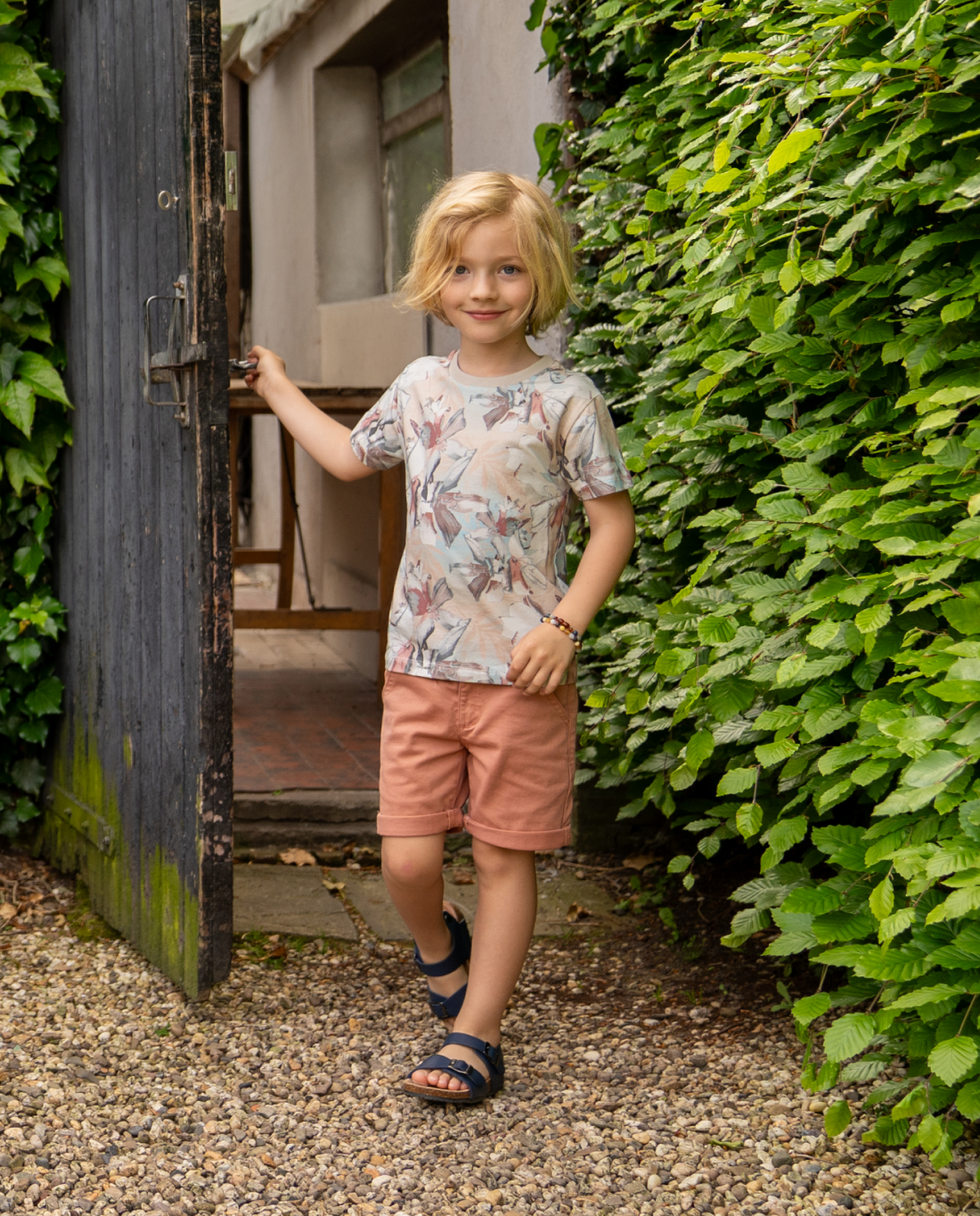 Artisan Beige | Fantovska majica s kratkimi rokavi - Lucky Kiddo SI