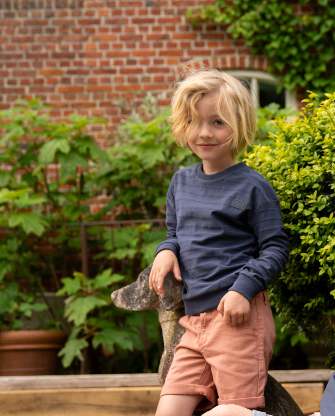 Maritime Blue | Fantovski pulover - Lucky Kiddo SI