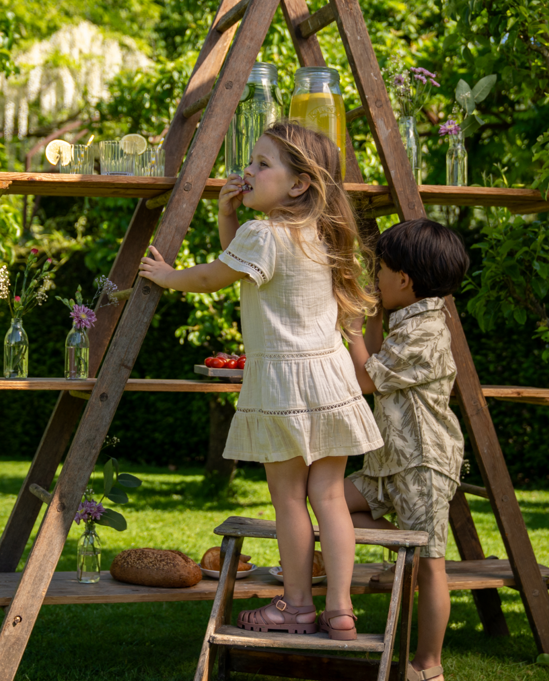 Off White Essence | Dekliška majica s kratkimi rokavi - Lucky Kiddo SI