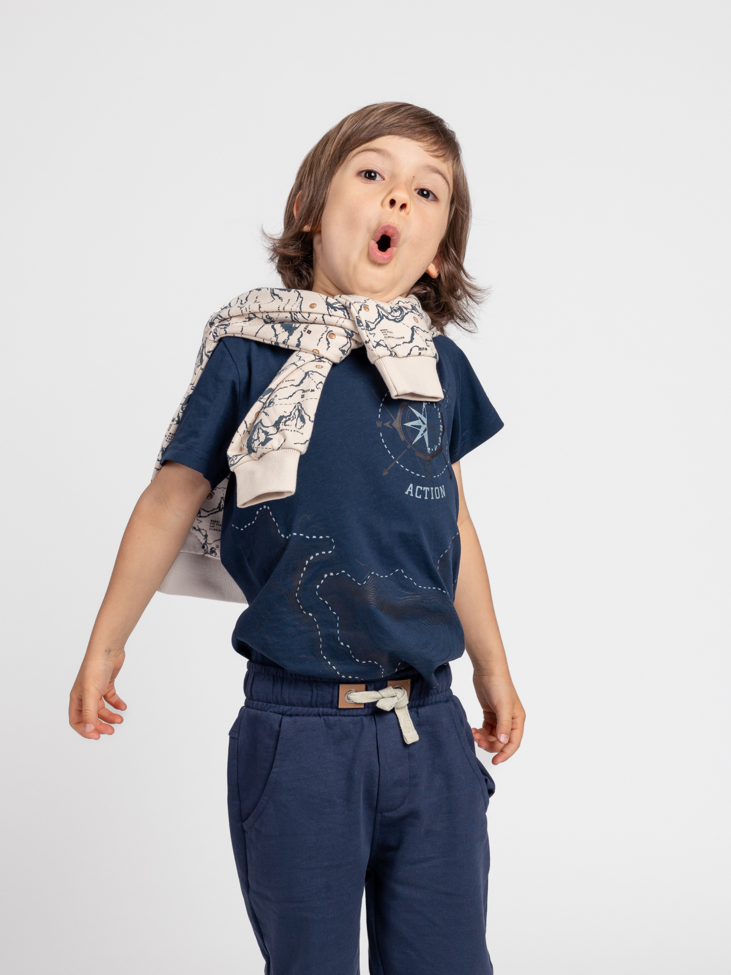 Magic Compass | Fantovska majica s kratkimi rokavi Glow in the dark - Lucky Kiddo SI