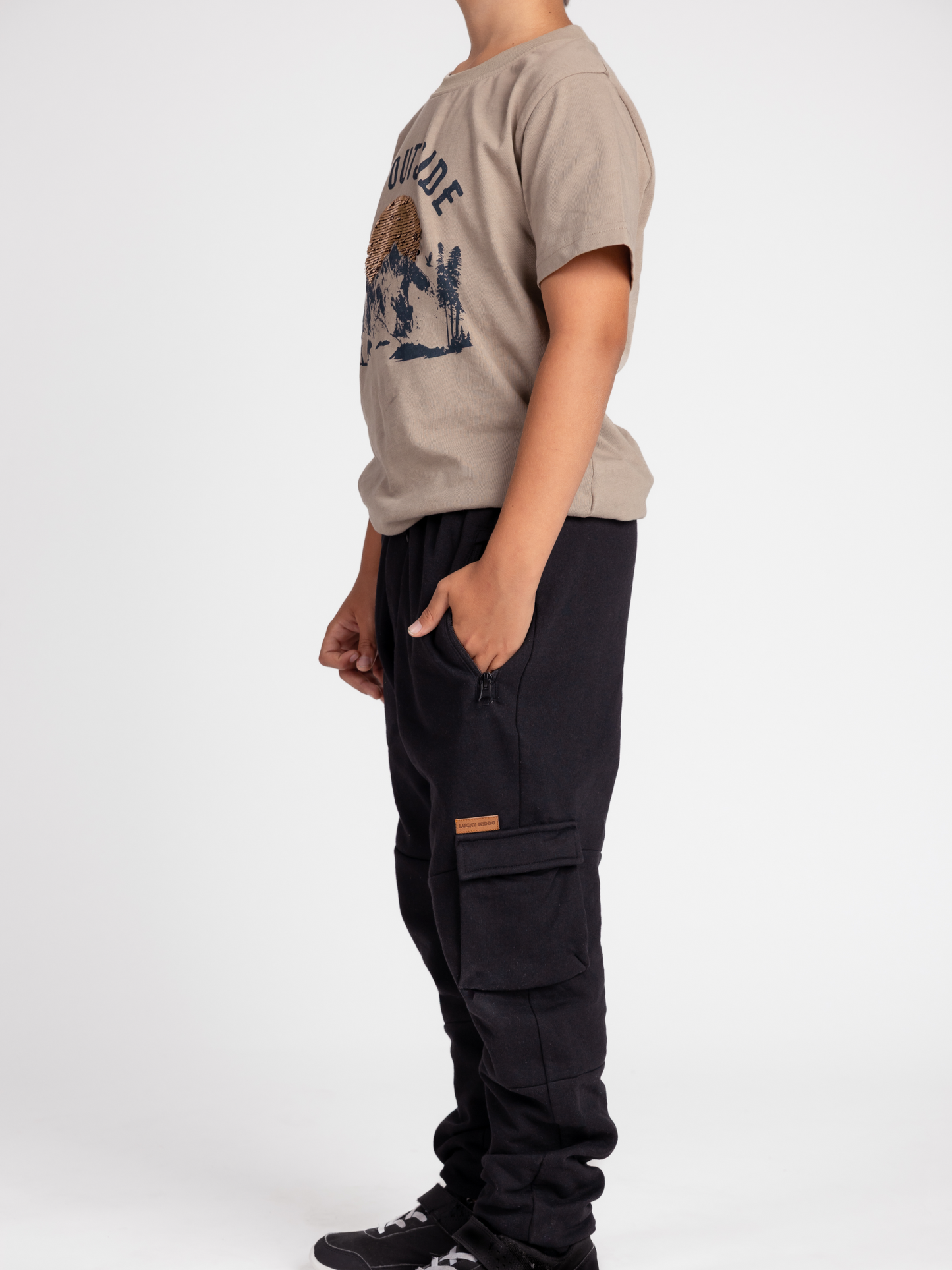 Outside Fun | Fantovska majica s kratkimi rokavi - Lucky Kiddo SI