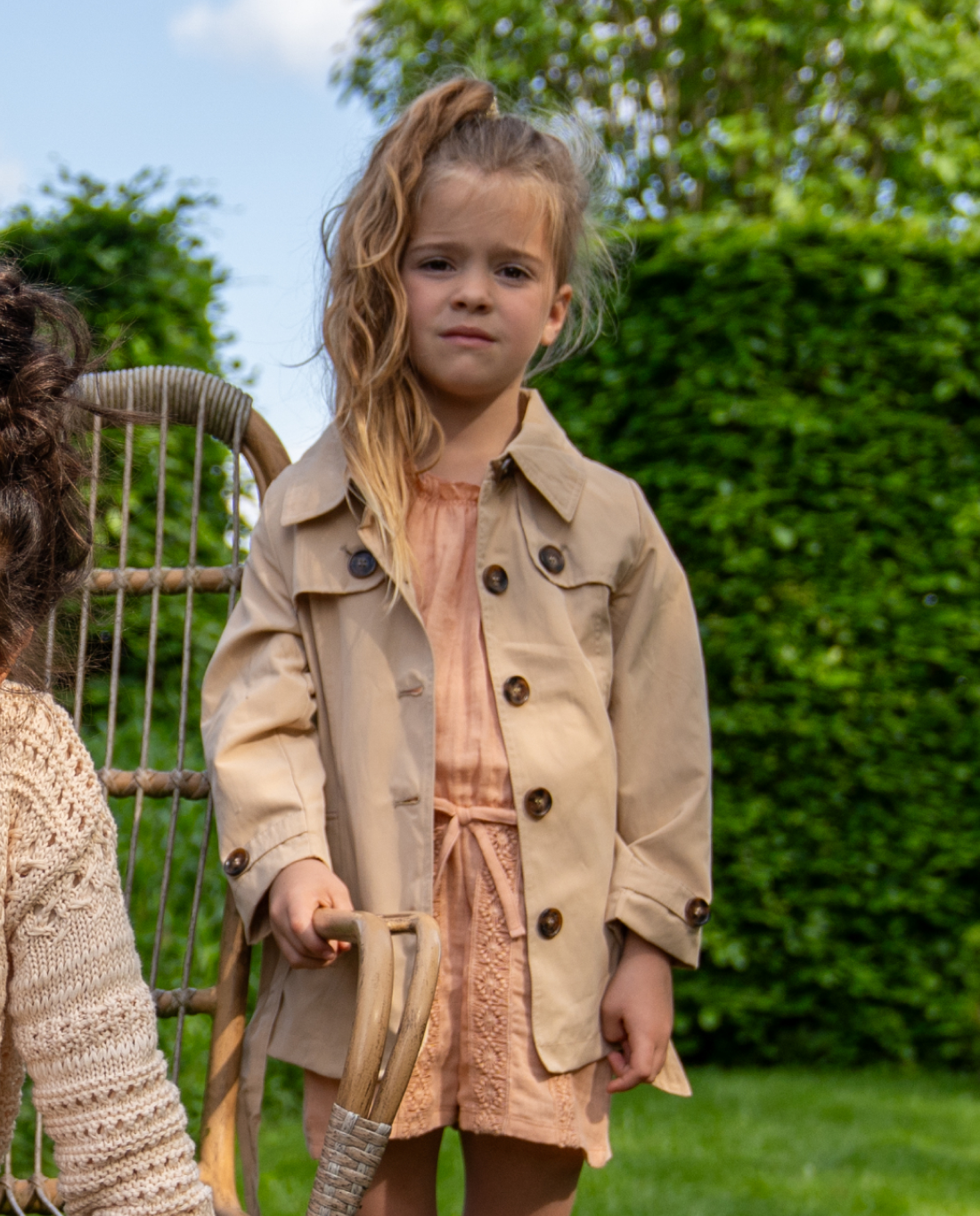 Desert storm | Dekliški trenč plašč - Lucky Kiddo SI