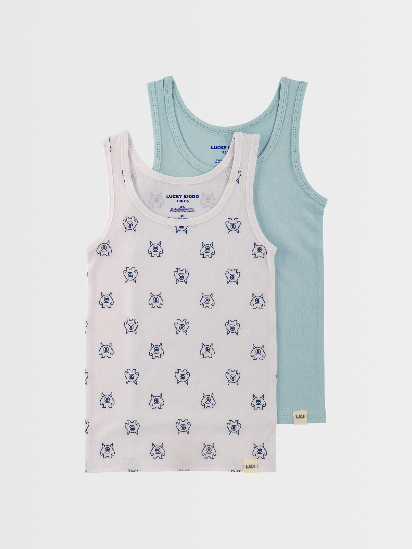 Strahec | Fantovska spodnja majica 2 kosa (2x) - Lucky Kiddo SI