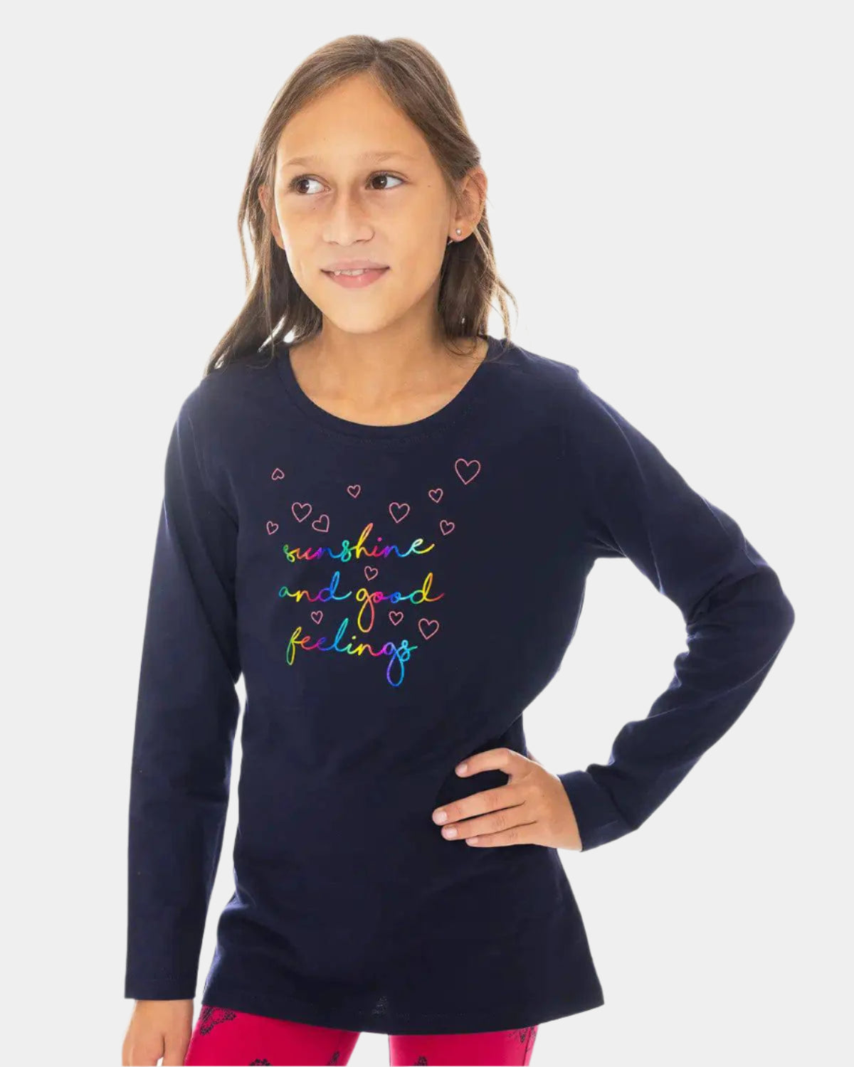 Dekliška dolga majica Sunshine Feelings - Lucky Kiddo SI