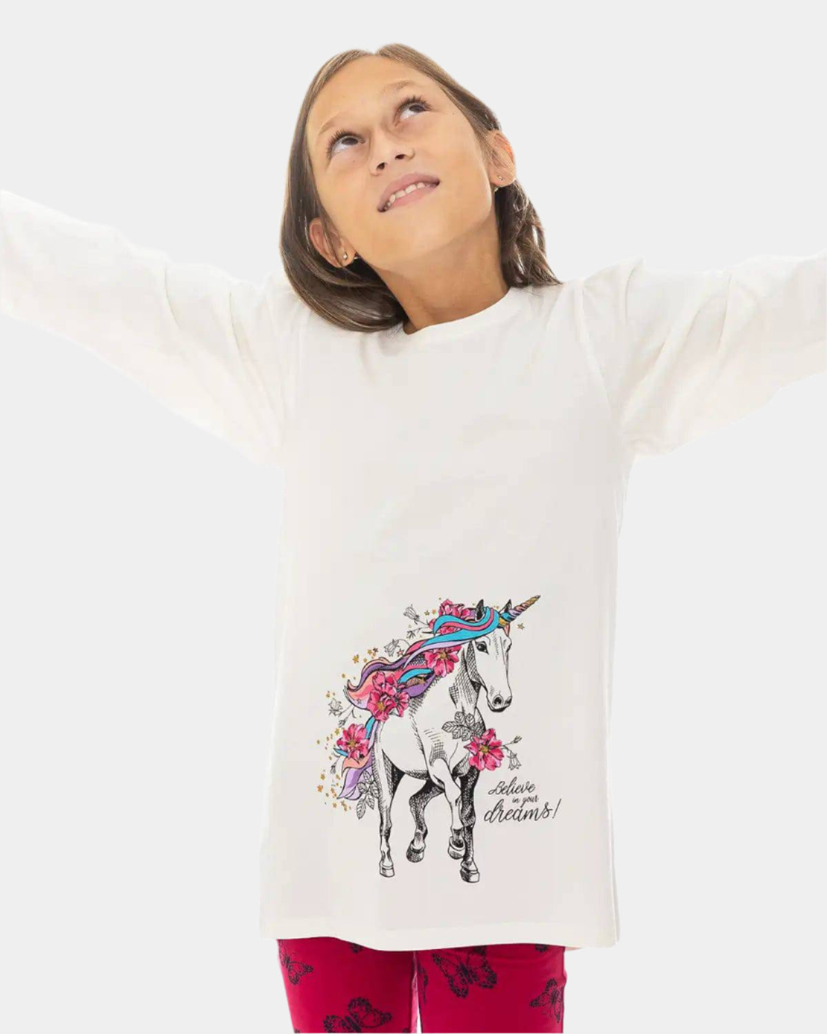 Dekliška tunika Unicorn Dreams - Lucky Kiddo SI