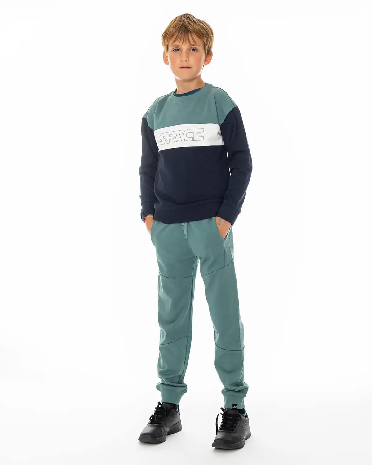 Fantovski pulover Space - Lucky Kiddo SI