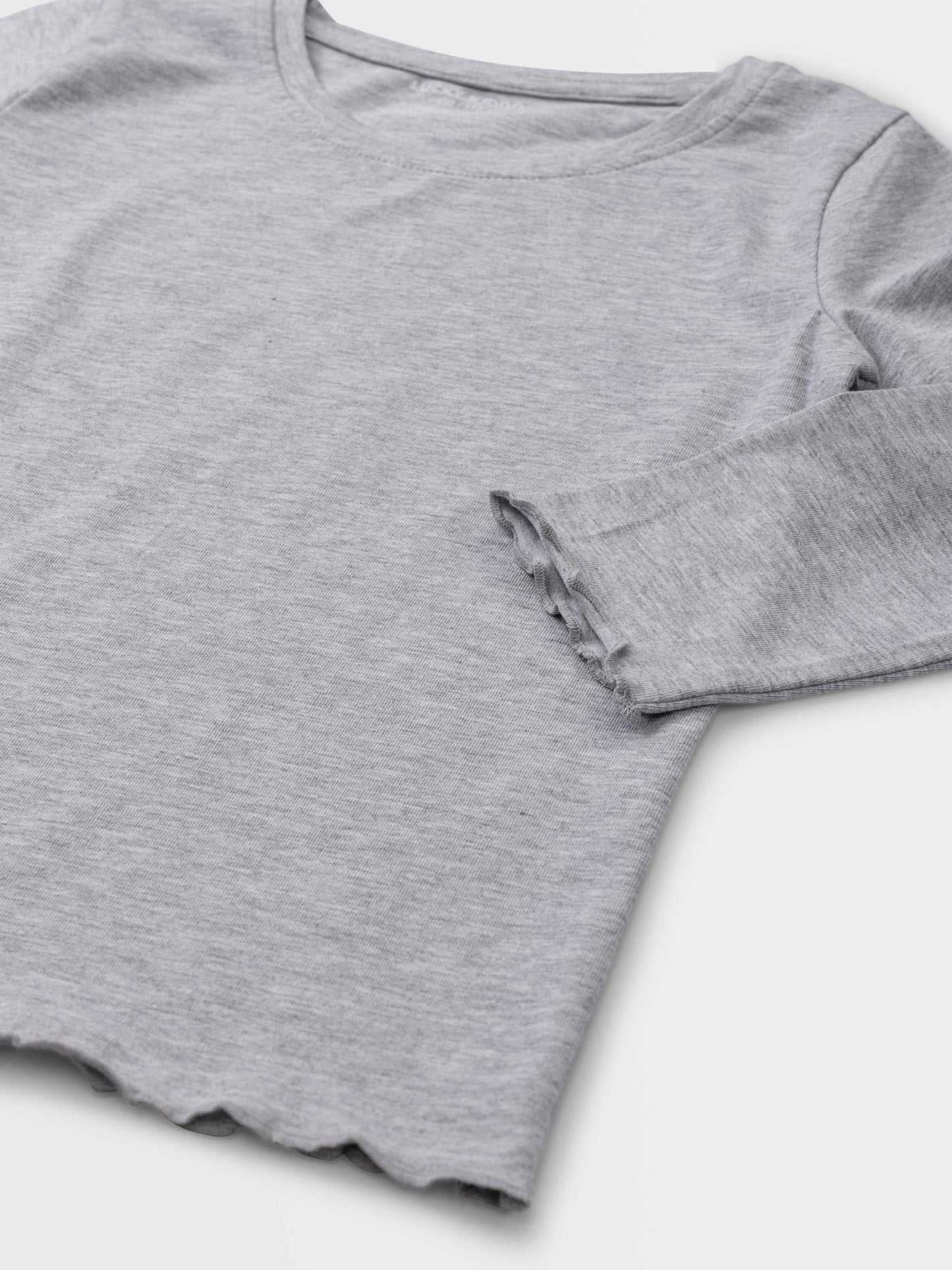 Majica z dolgimi rokavi Grey - 100% O.B. - Lucky Kiddo SI