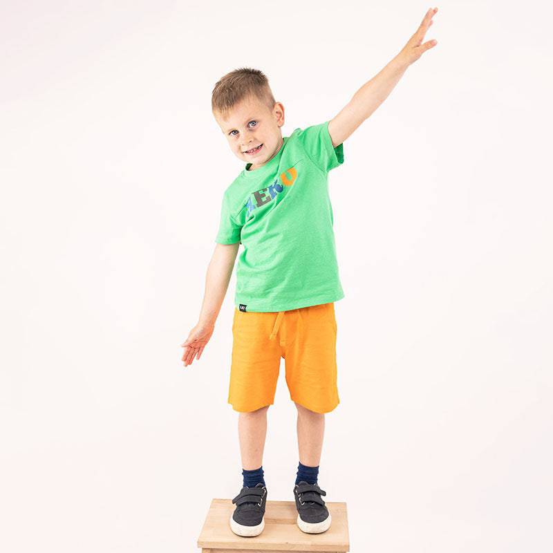 Fantovske kratke hlače Orange - Lucky Kiddo SI