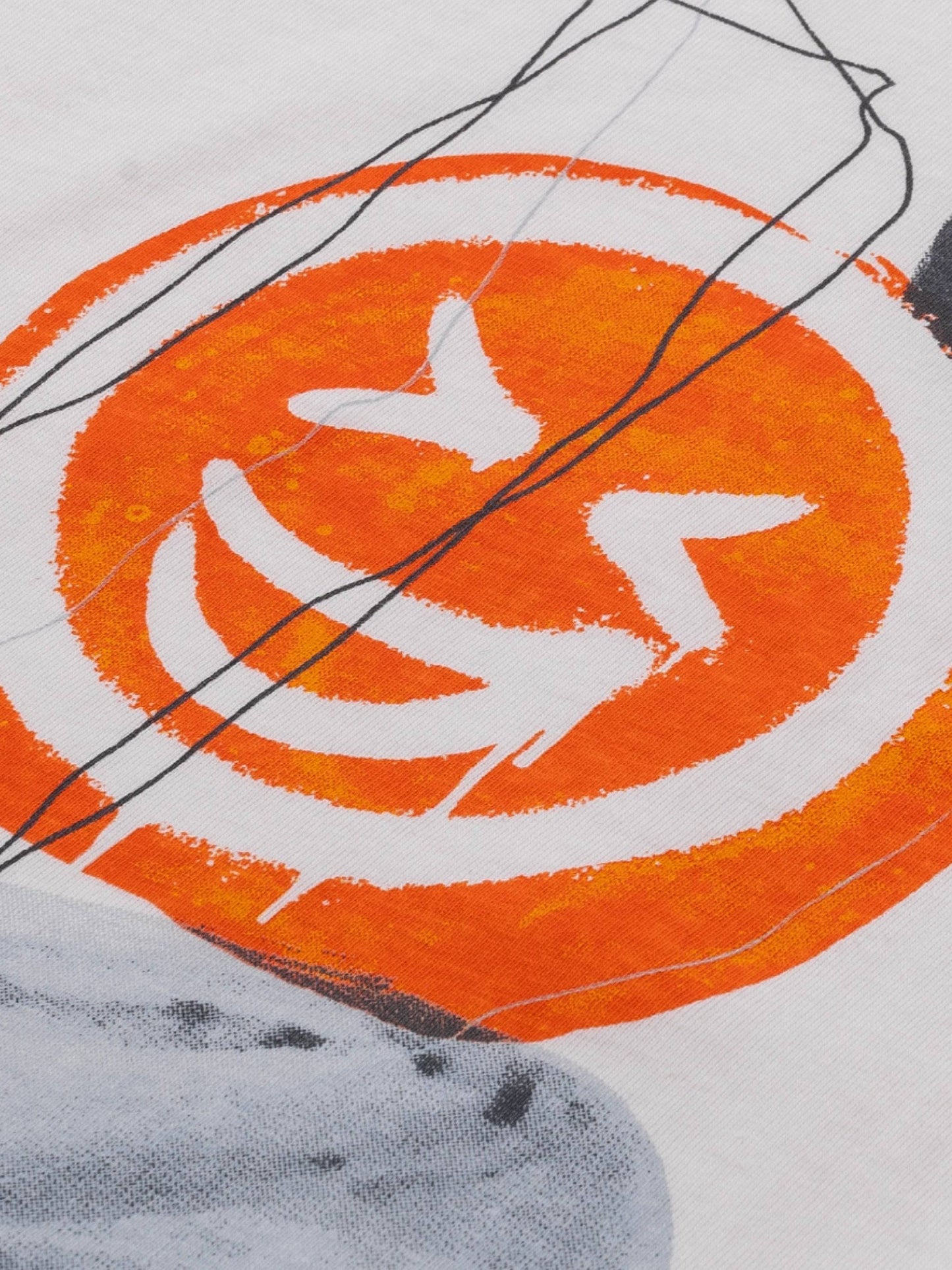 Majica z kratkimi rokavi Star White Smiley - Lucky Kiddo SI