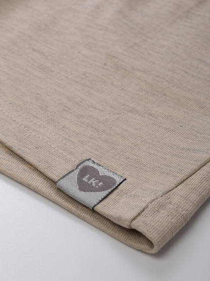 Beige Melange | Dekliške kratke hlače - Lucky Kiddo SI 