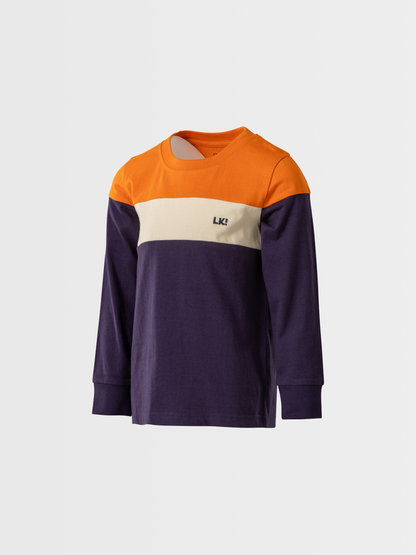 Color Block | Fantovska majica z dolgimi rokavi