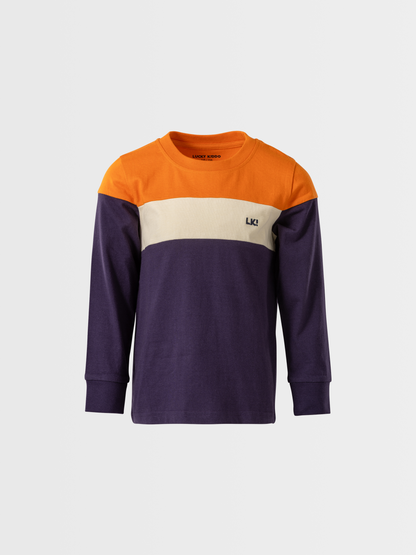 Color Block | Fantovska majica z dolgimi rokavi