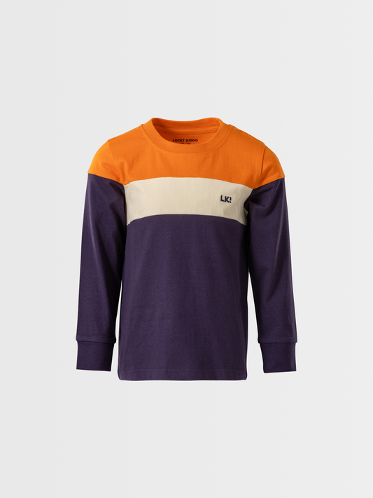 Color Block | Fantovska majica z dolgimi rokavi
