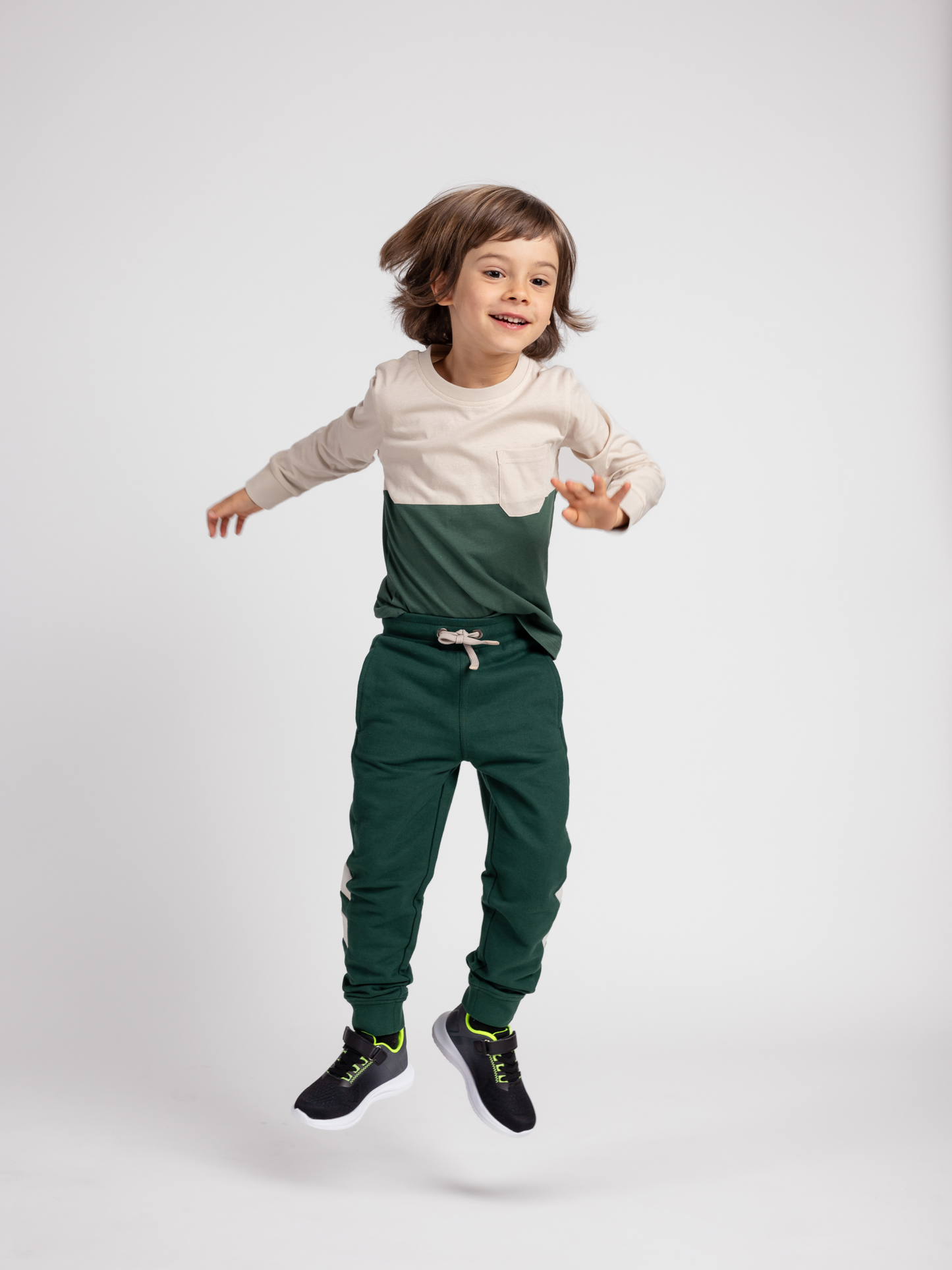 Pine Groove | Fantovska majica z dolgimi rokavi - Lucky Kiddo SI 