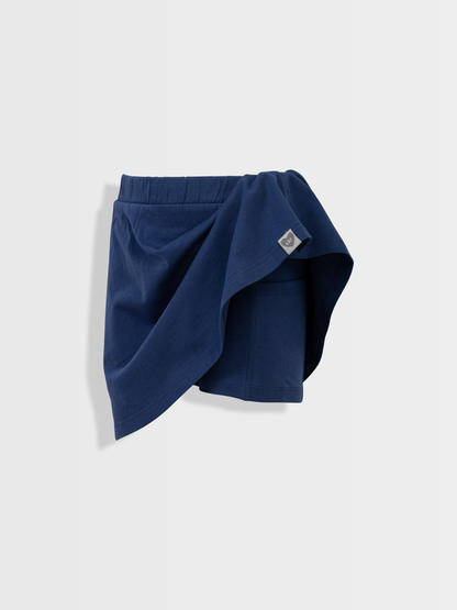 Navy Blue | Dekliško krilo s pajkicami