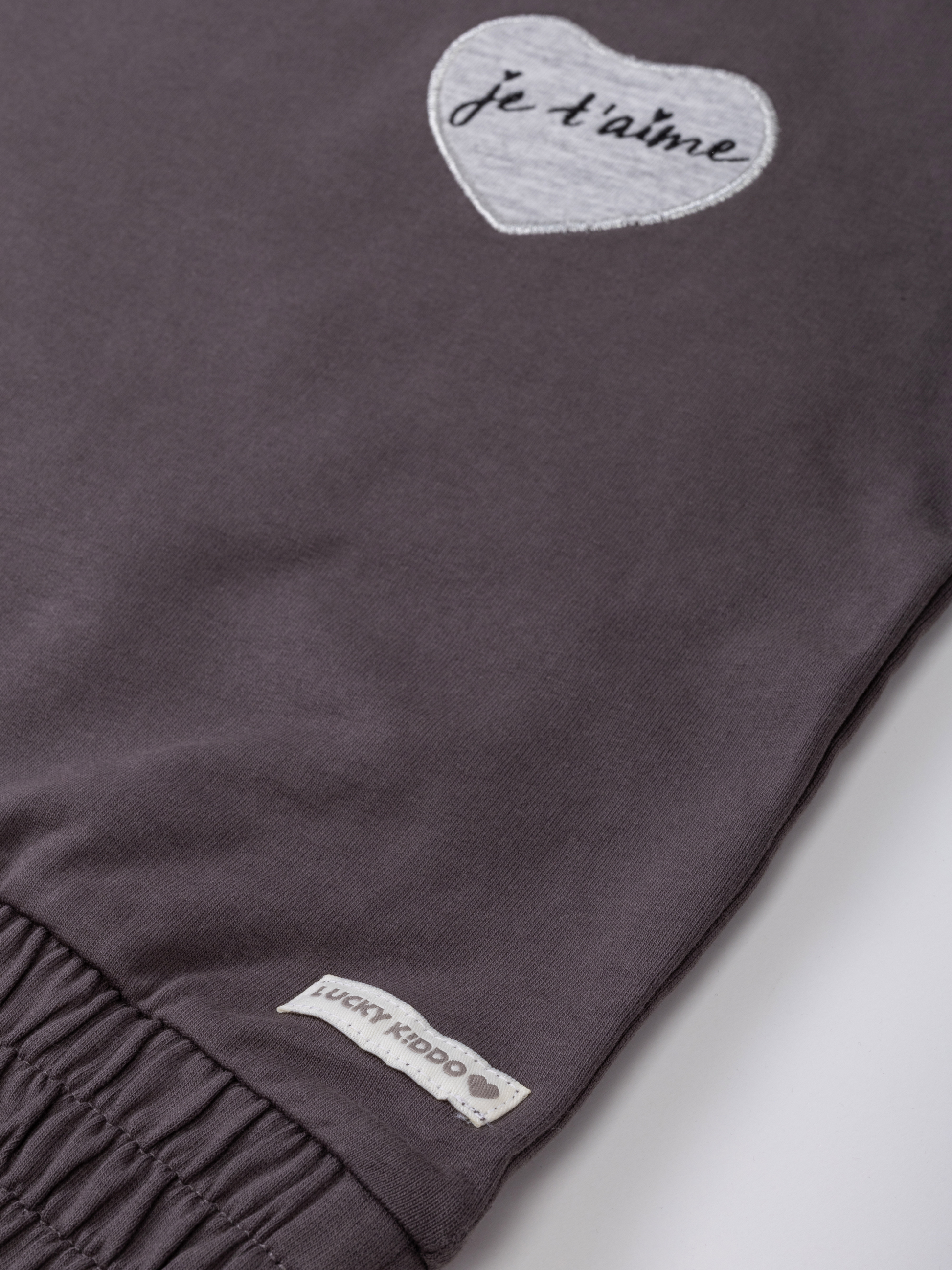 Paris Sepia Black | Dekliški pulover - Lucky Kiddo SI 
