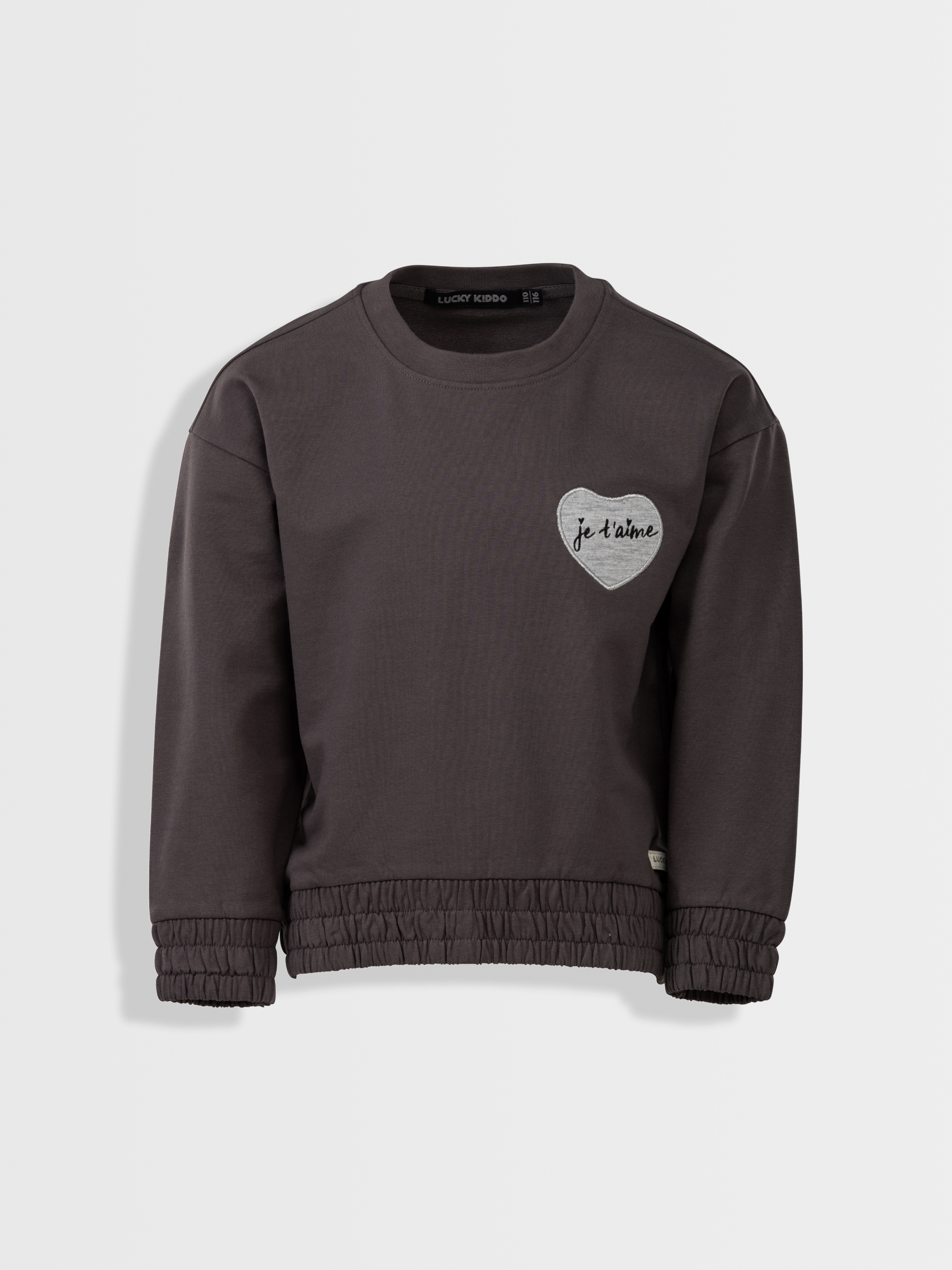 Paris Sepia Black | Dekliški pulover - Lucky Kiddo SI 