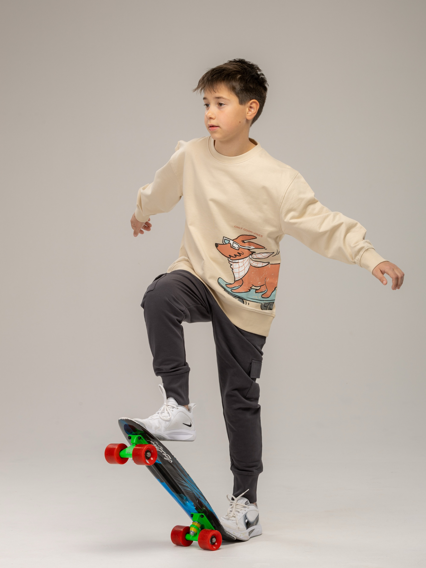 Skater dog Tan | Fantovski polover - Lucky Kiddo SI 