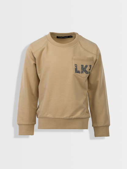 Beige Brown LK | Fantovski polover - Lucky Kiddo SI 