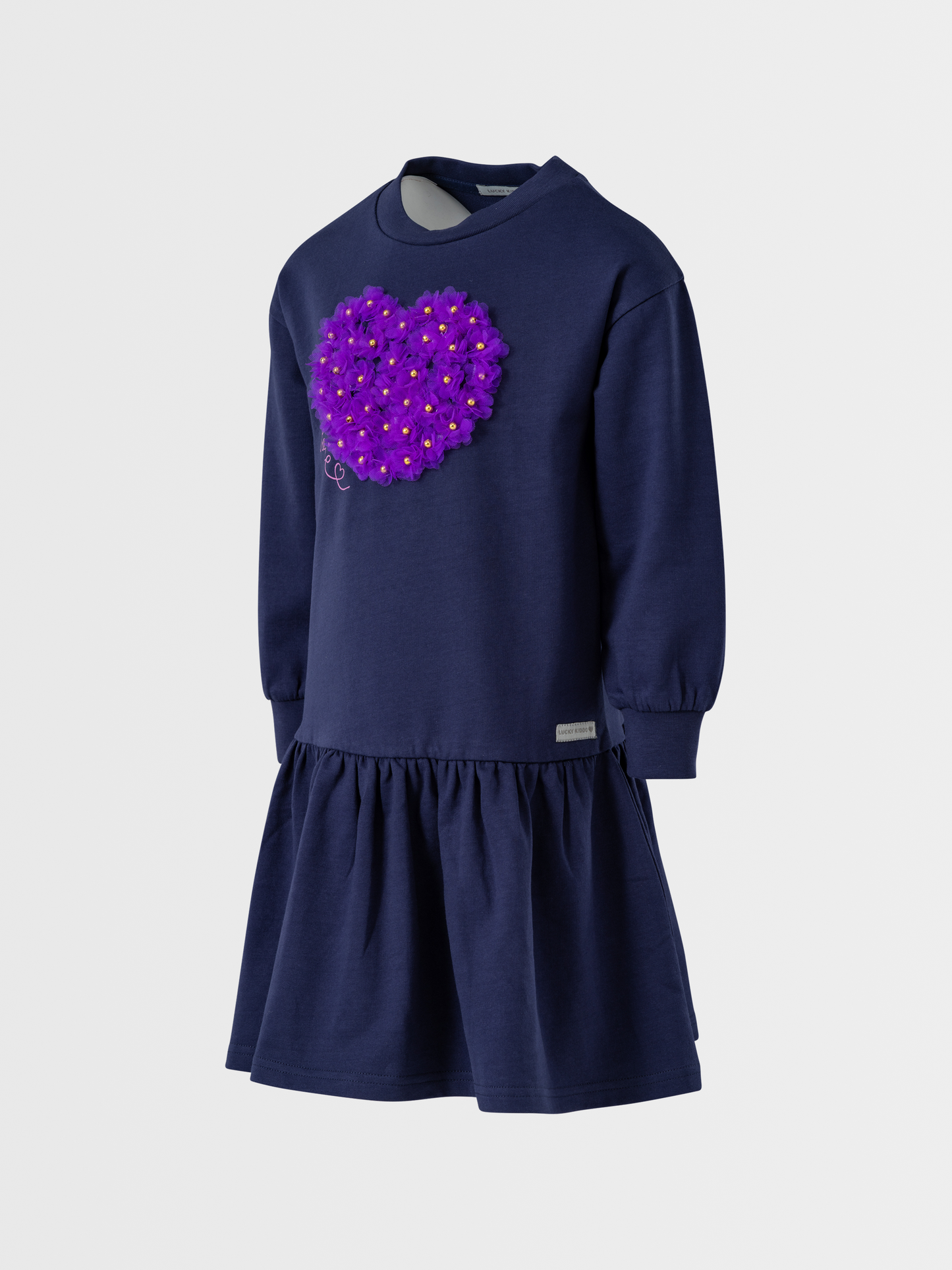Floral Heart | Dekliška obleka - Lucky Kiddo SI 