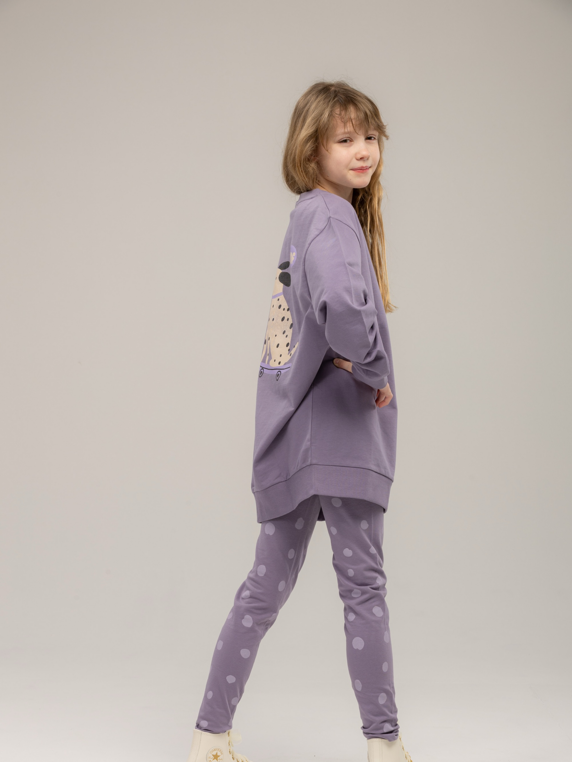Purple Ash Dots | Dekliške pajkice - Lucky Kiddo SI 