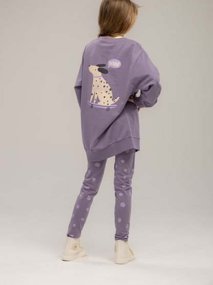 Purple Ash Dots | Dekliške pajkice - Lucky Kiddo SI 