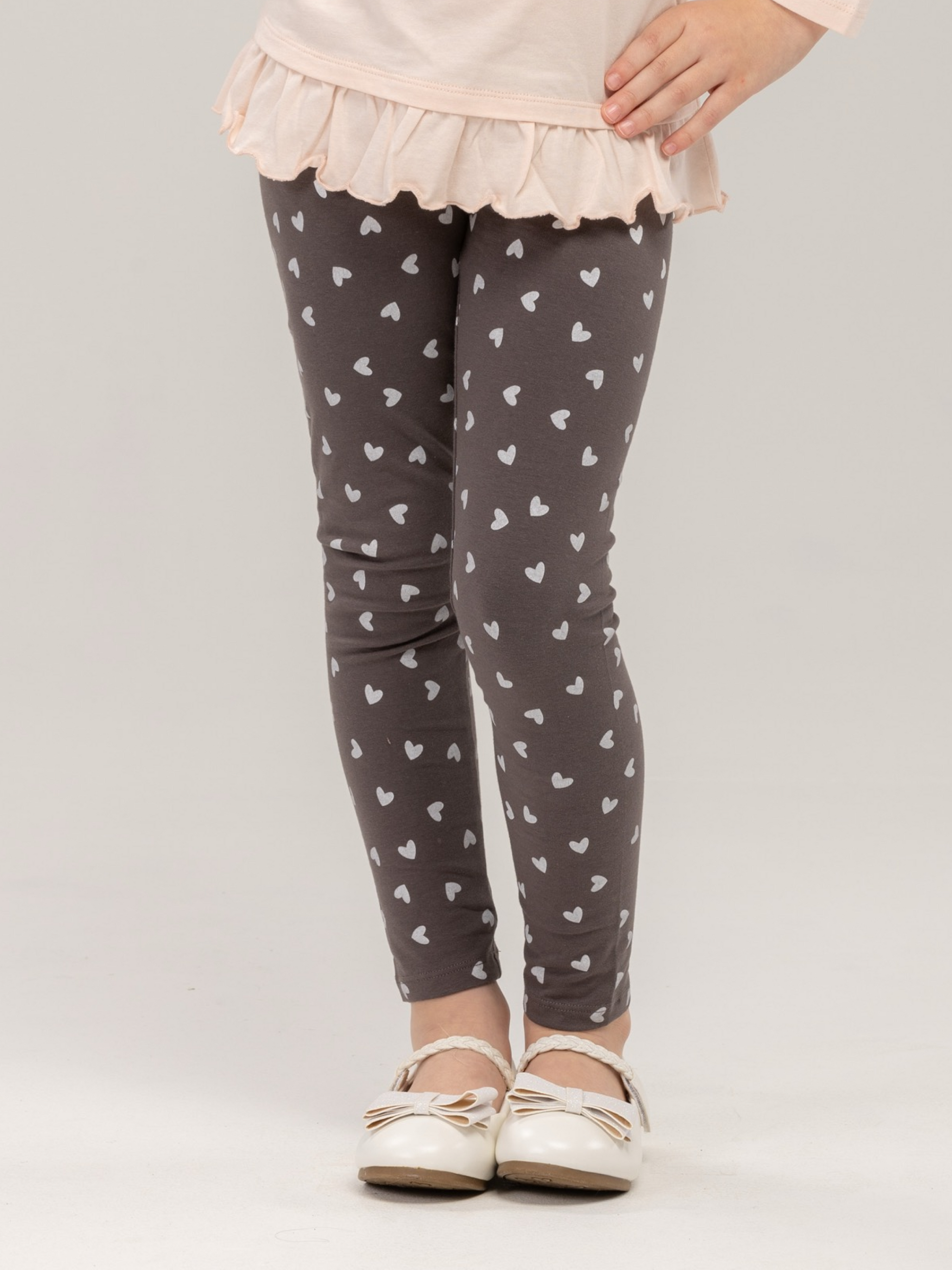 Paris Grey Hearts | Dekliške pajkice - Lucky Kiddo SI 