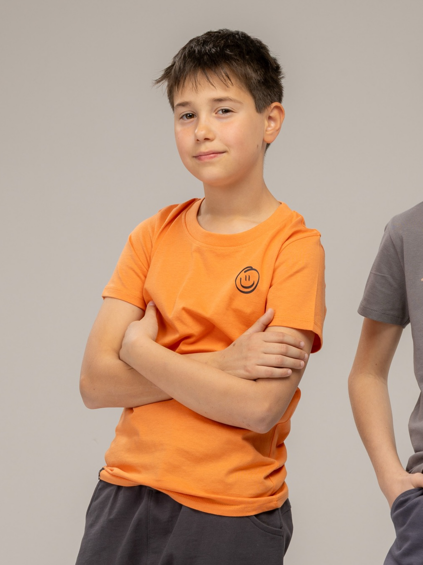 Copper Smiley | Fantovska majica s kratkimi rokavi - Lucky Kiddo SI 