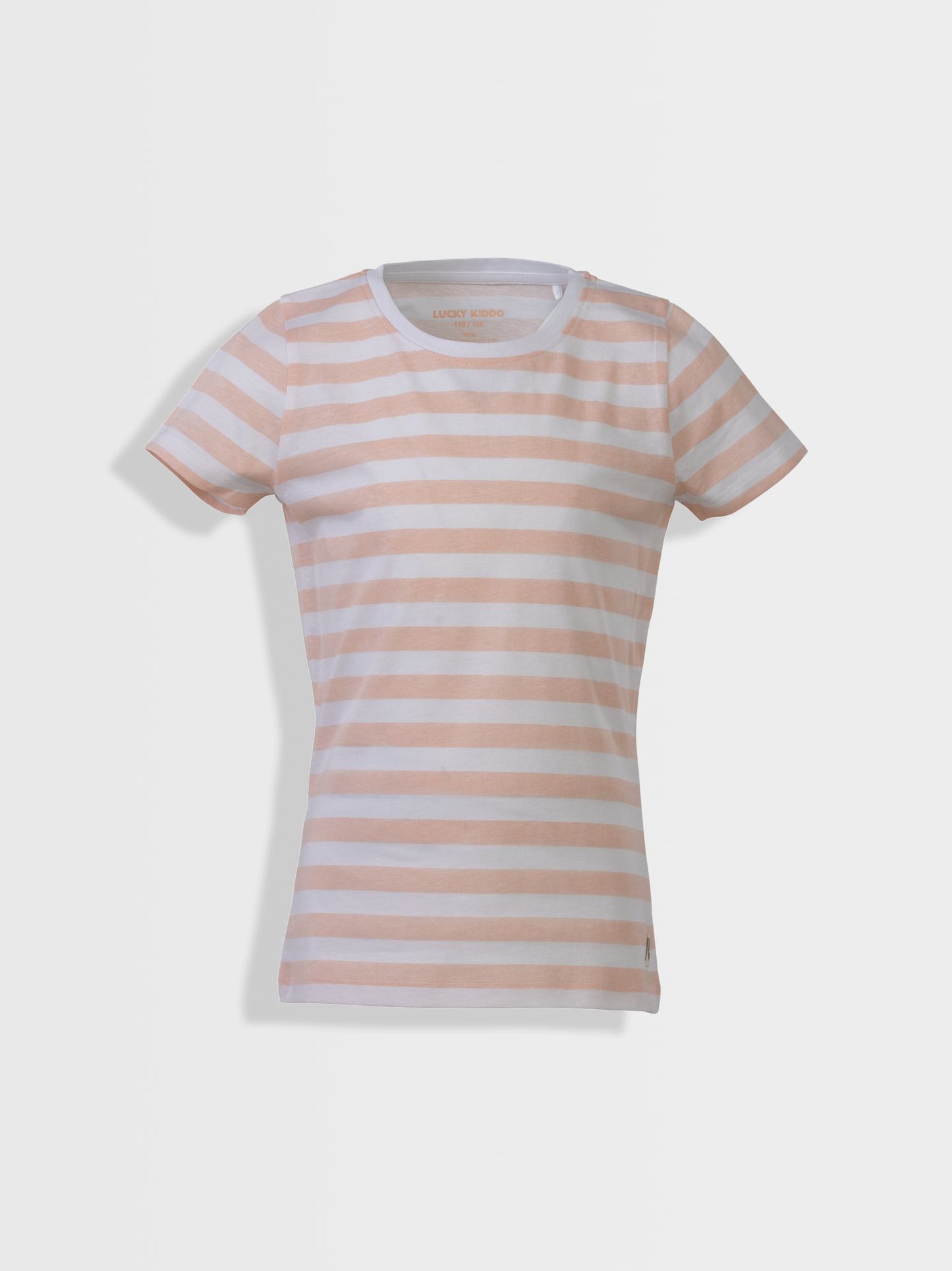 Pearl stripes | Dekliška majica s kratkimi rokavi - Lucky Kiddo SI 