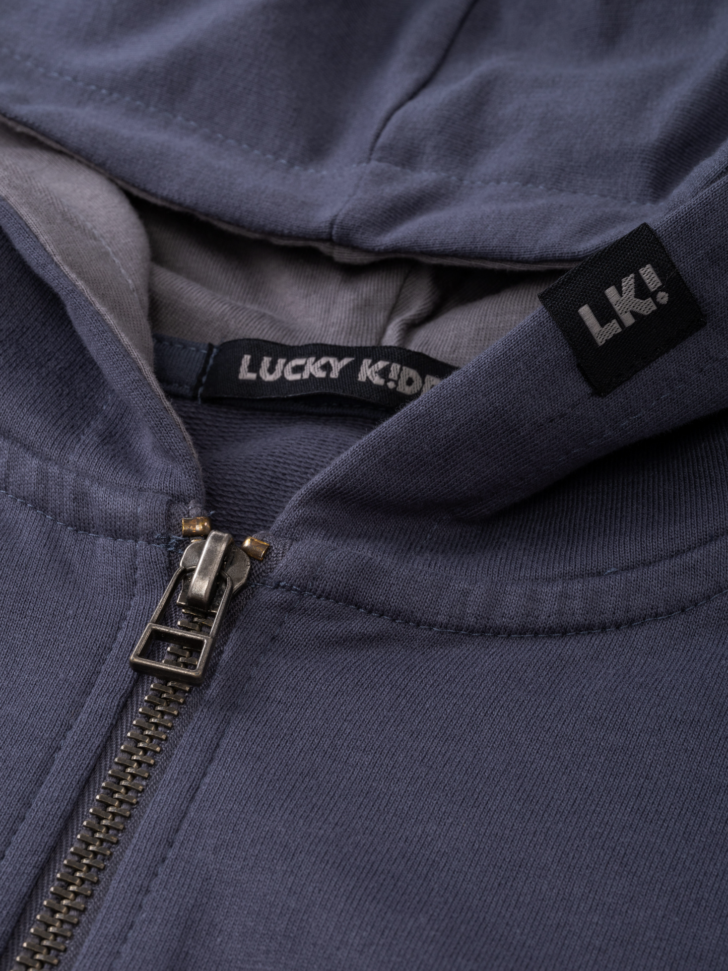 Iron Grey High Five | Fantovski pulover s kapuco - Lucky Kiddo SI 