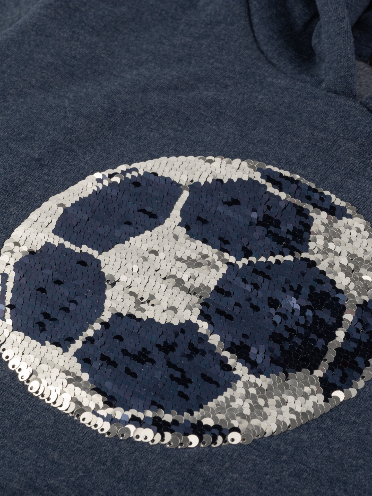 Blue Melange | Fantovski pulover s kapuco