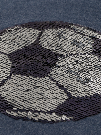 Blue Melange | Fantovski pulover s kapuco