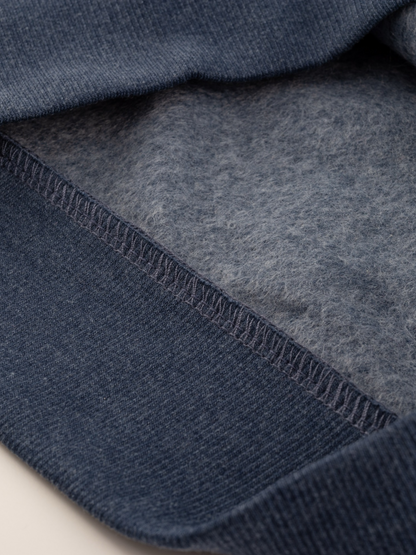 Blue Melange | Fantovski pulover s kapuco