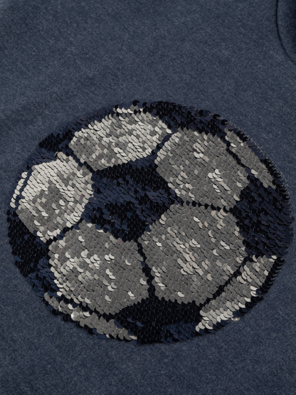 Blue Melange | Fantovski pulover s kapuco