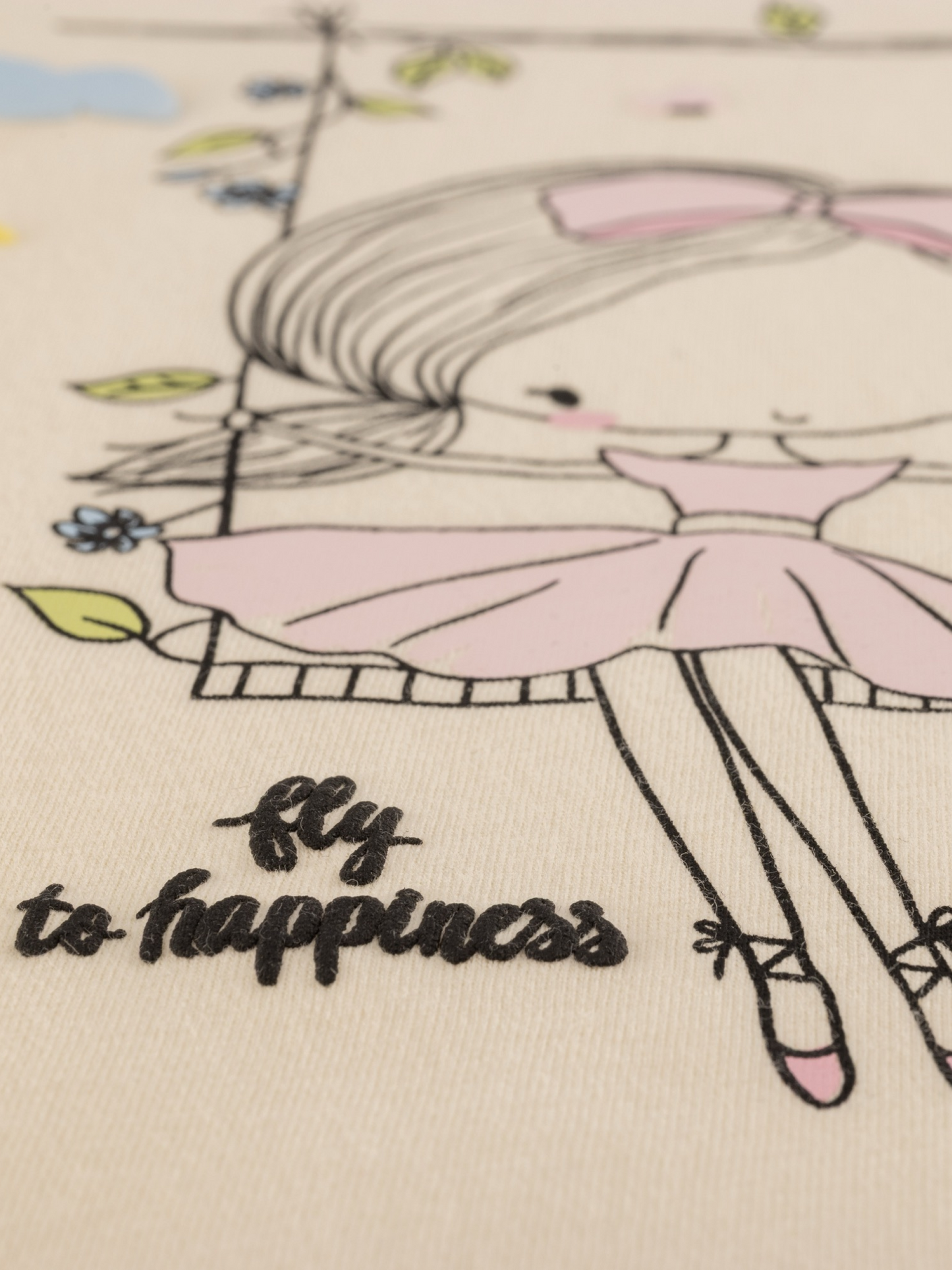 Fly to Happiness | Dekliška tunika z dolgimi rokavi