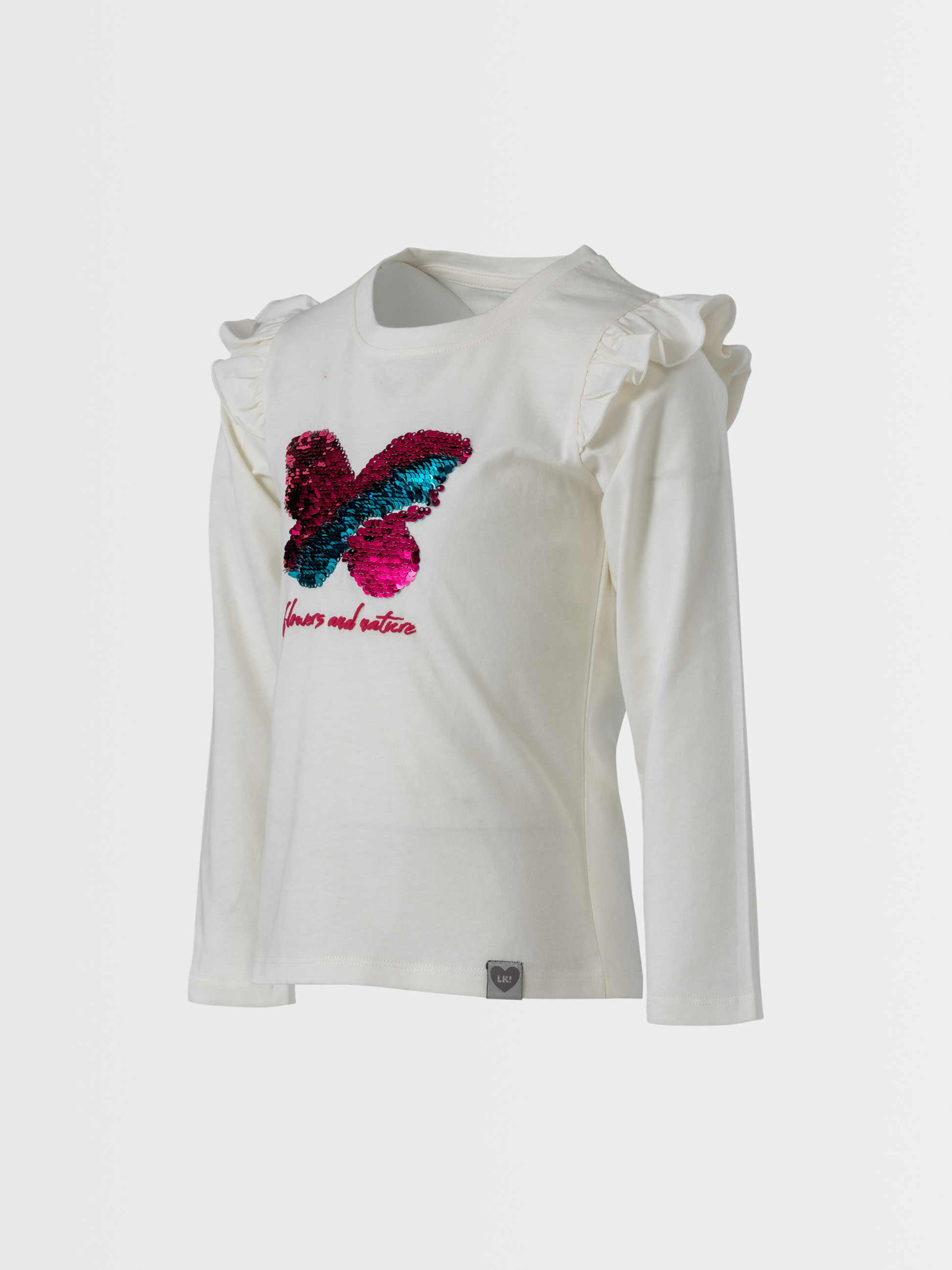 Colorful Butterfly | Dekliška majica z dolgimi rokavi - Lucky Kiddo SI 