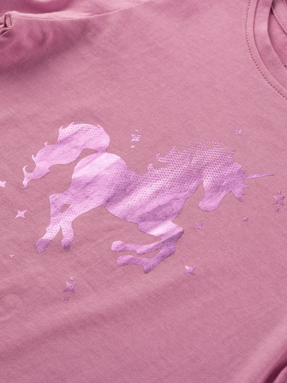 Magic Unicorn | Dekliška majica z dolgimi rokavi - Lucky Kiddo SI 