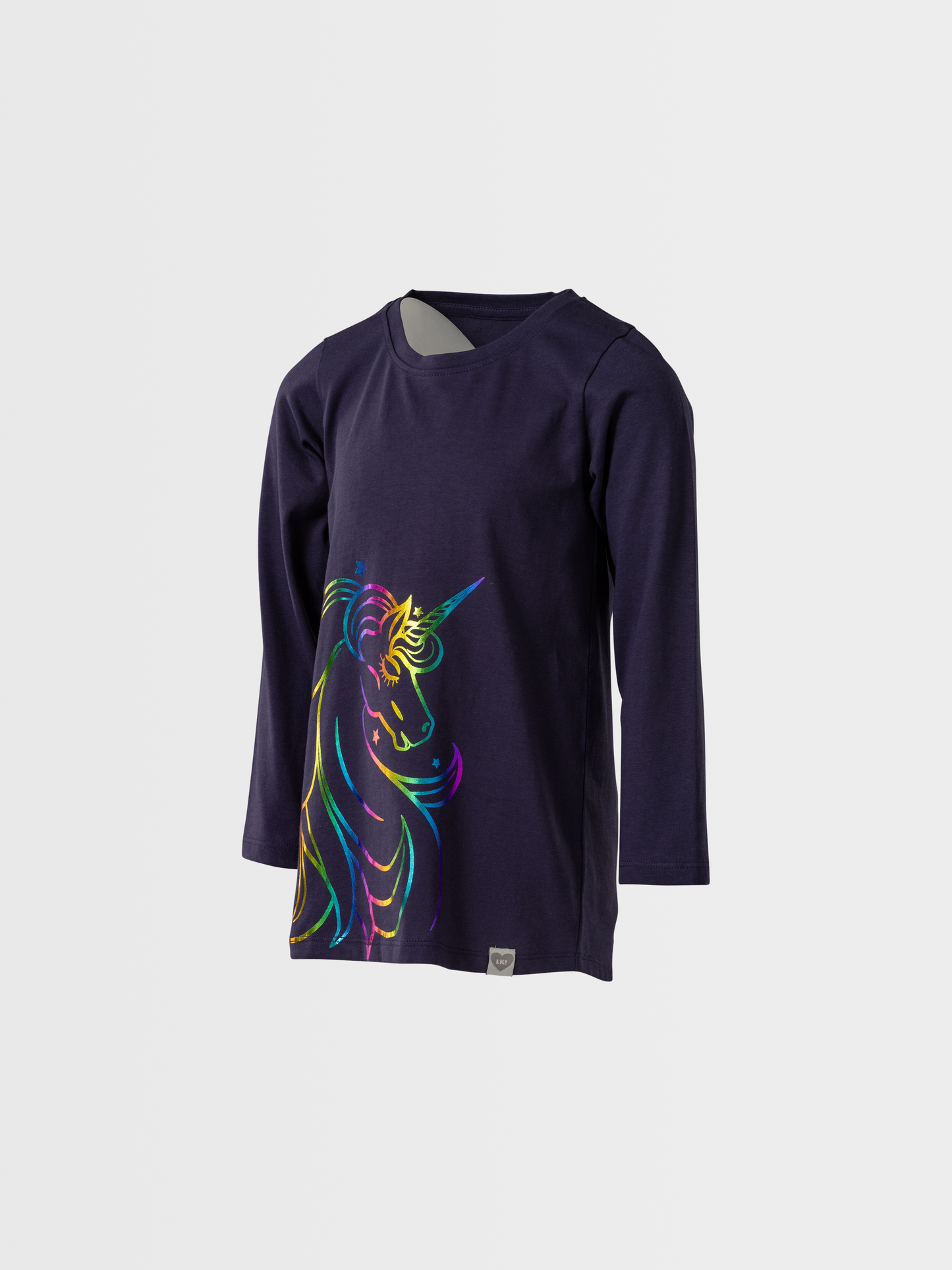 Rainbow Unicorn | Dekliška tunika z dolgimi rokavi